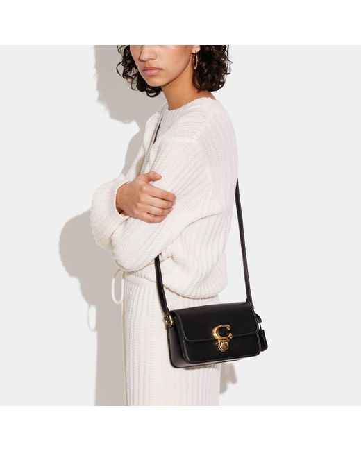 COACH Glovetanned Studio Shoulder Bag 19 in Grey Lyst UK