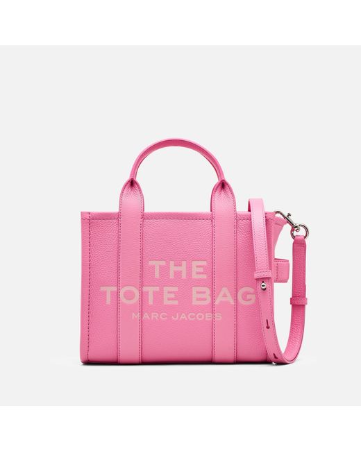 Marc Jacobs Pink The Small Leather Tote Bag