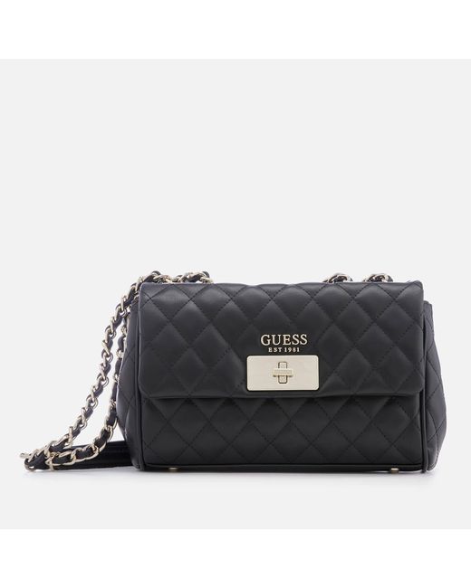 Guess Sweet Candy Convertible Cross Body Bag in Black | Lyst Canada