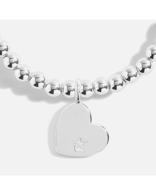 Joma Jewellery White A Little It's Your Year Silver-tone Bracelet