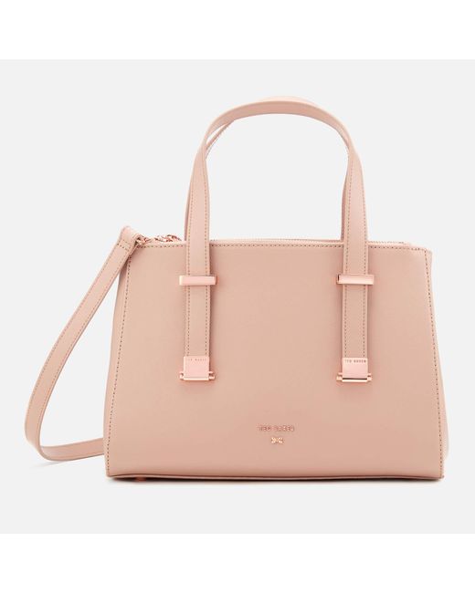 Ted Baker Pink Audrey Adjustable Handle Small Tote Bag