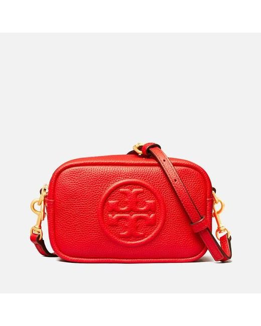 perry bombe pieced strap mini bag
