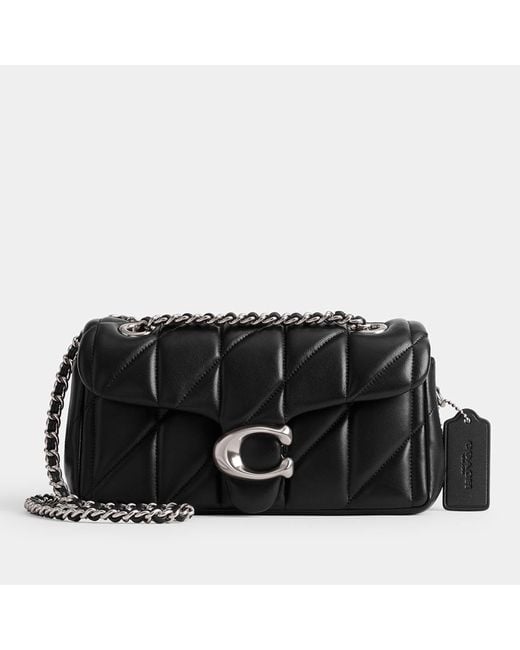 COACH Black Tabby 20 Quilted Leather Shoulder Bag