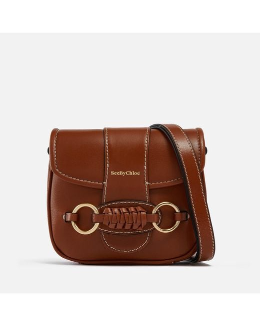 See By Chloé Brown Saddie Leather Bag