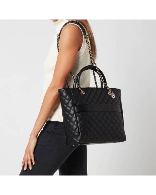 Guess Black Illy Elite Tote Bag