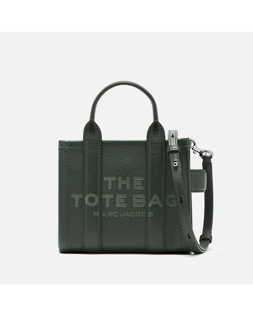 Marc Jacobs Green The Cross Body Leather Tote Bag