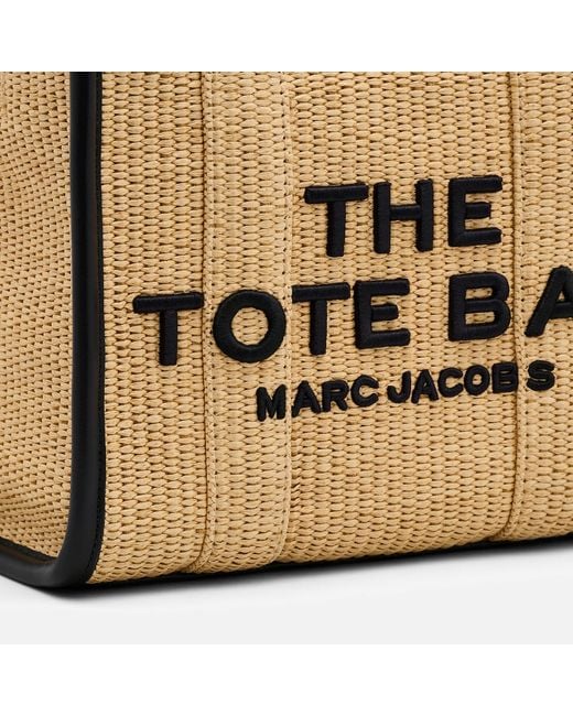 Marc Jacobs Metallic The Small Woven Straw Tote Bag