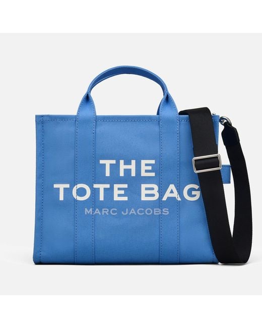 Marc Jacobs Blue The Medium Canvas Tote Bag