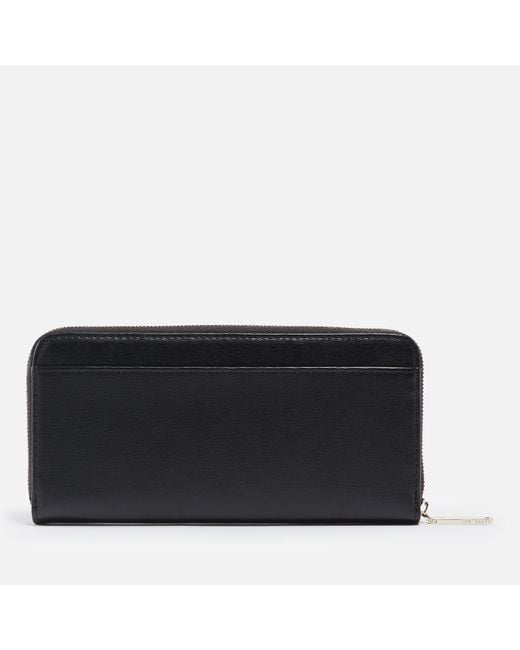 Ted Baker Black Beyla Bow Leather Purse