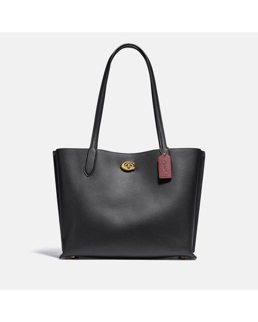 COACH Black Willow Tote Bag