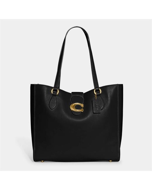 COACH Soft Tabby Tote Bag in Black Lyst Canada