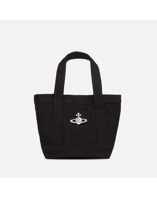 Vivienne Westwood Black Utility Mini Shopper Bag