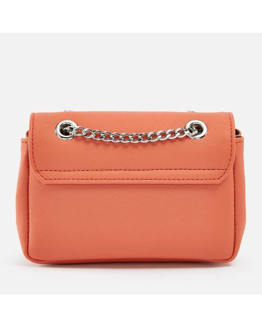 Vivienne Westwood Pink Saffiano Faux Leather Purse Bag