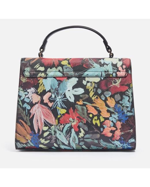 Ted Baker Blue Betikon Painted Meadow Leather Bag