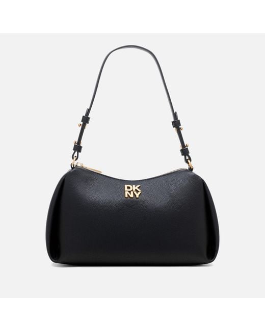 DKNY Remy Leather Shoulder Bag in Black Lyst UK