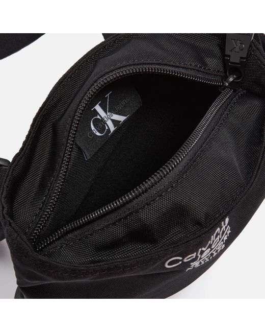 Calvin Klein Black Sport Essentials Recycled Canvas Bag for men