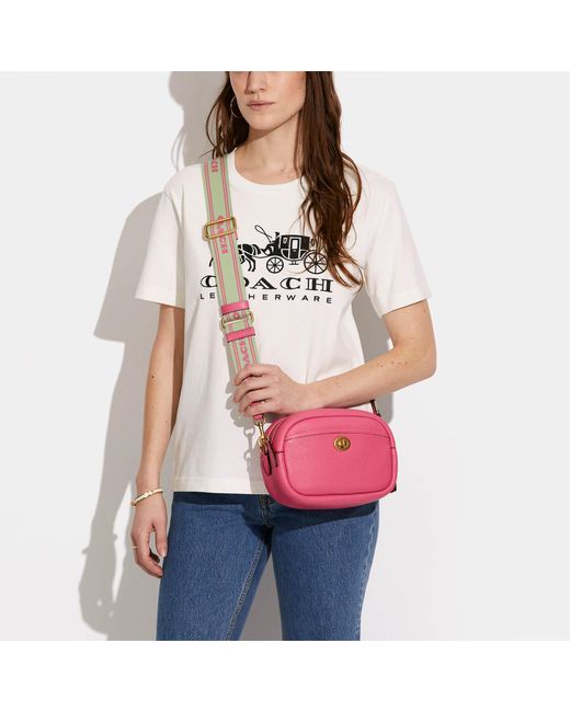 Coach crossbody thick strap Clearance