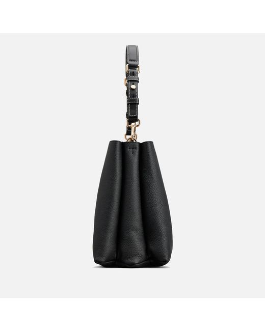 Tod's Black T Timeless Leather Tote Bag
