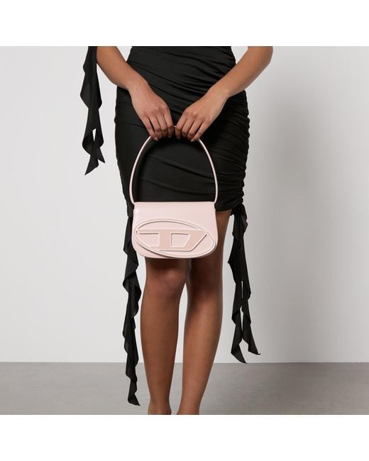DIESEL Pink 1dr Leather Shoulder Bag