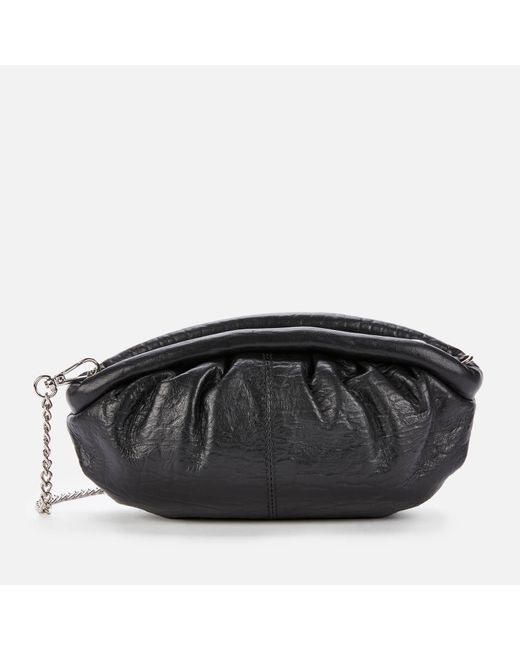 Nunoo Black Small Lin Clutch Bag