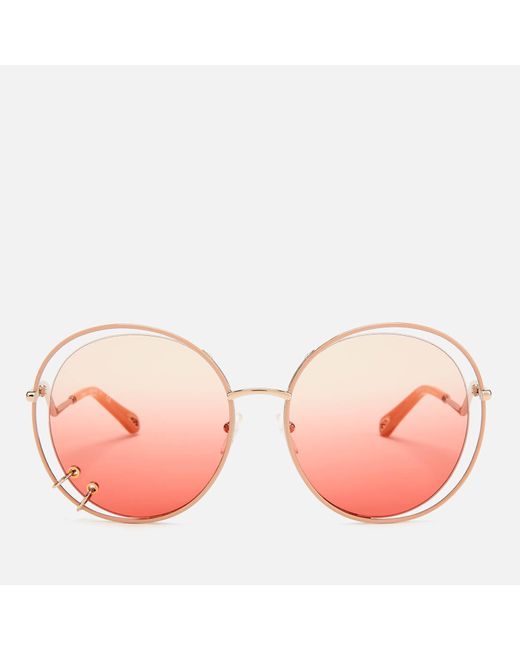 chloe rose gold sunglasses