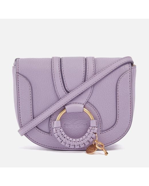 See By Chloé Purple Hana Leather Crossbody Bag