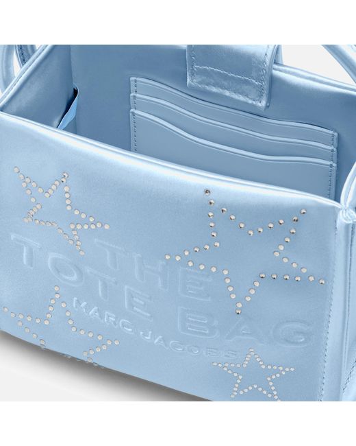Marc Jacobs Blue The Mini Satin Tote Bag