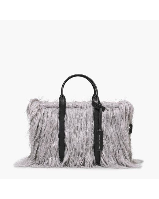 Marc Jacobs The Creature Mini Faux Fur Tote Bag in Gray Lyst