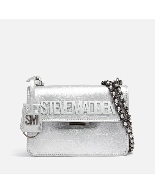 Steve Madden White Bbet-p Faux Leather Bag