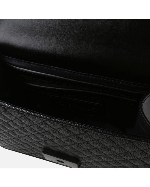 Steve Madden Black Bamara Quilted Faux Leather Crossbody Bag