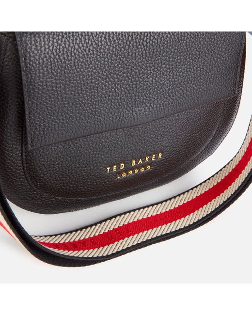 Ted Baker Amali Branded Webbing Strap Cross Body Bag in Black Lyst Canada