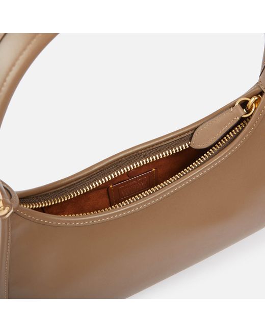 COACH Brown Eve Glovetanned Leather Shoulder Bag