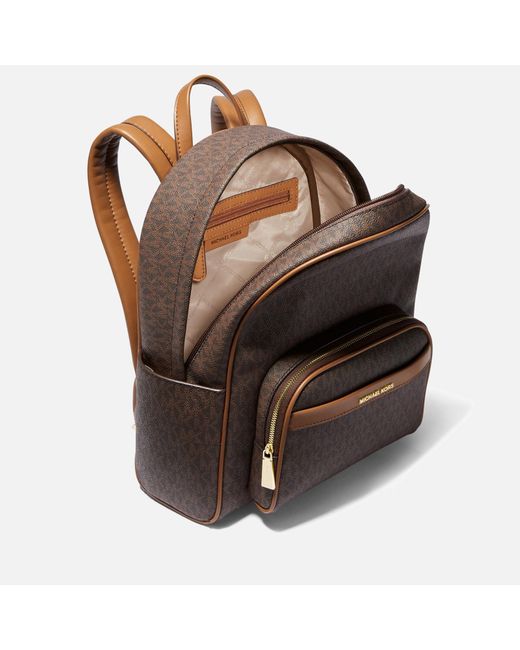 MICHAEL Michael Kors Brown Bex Medium Faux Leather Backpack