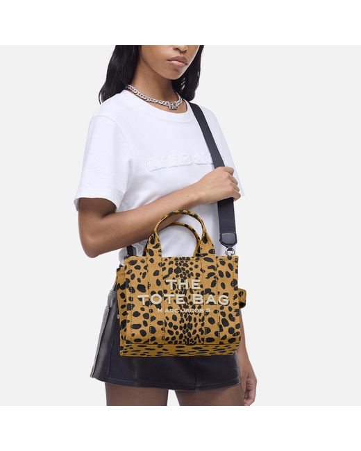 Marc Jacobs Metallic The Small Cotton-canvas Tote Bag