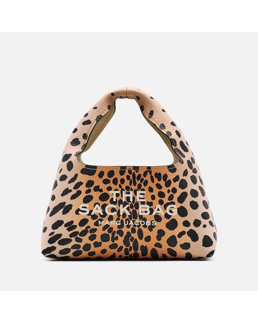 Marc Jacobs Brown The Mini Leather Sack Bag