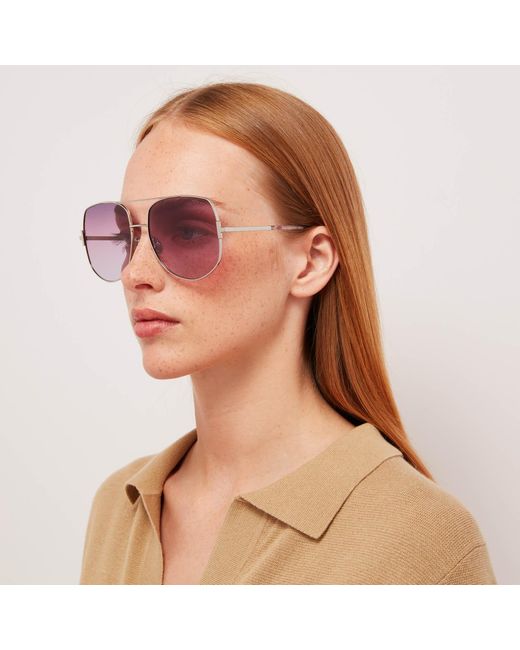 Tom Ford Lennox Pilot Style Sunglasses in Purple | Lyst UK