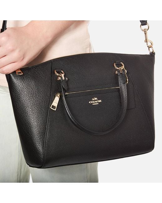 COACH Women s Prairie Satchel Bag in Black Lyst Canada