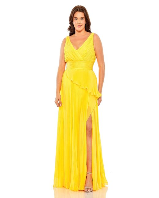 Mac Duggal 49714 in Yellow Lyst