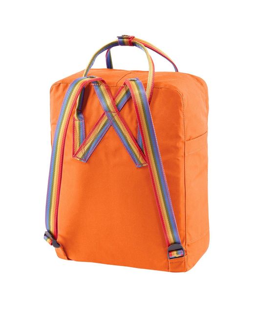 kanken orange backpack