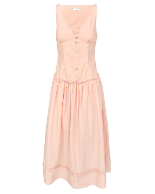 My Mum Made It Pink Button Maxi Dress