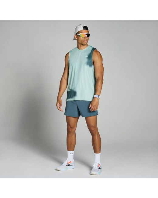 Mp Blue Velocity Mesh Print Tank for men