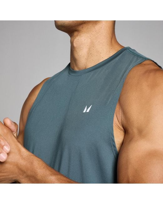 Camiseta De Tirantes De Entrenamiento Para Hombre De Mp de hombre de color Blue