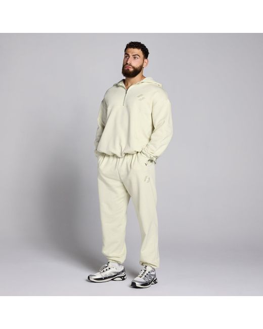 Mp White Teo Oversized Joggers for men