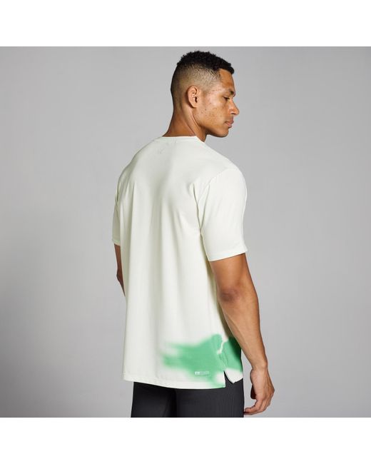 Mp Green Velocity Mesh Print T-Shirt for men