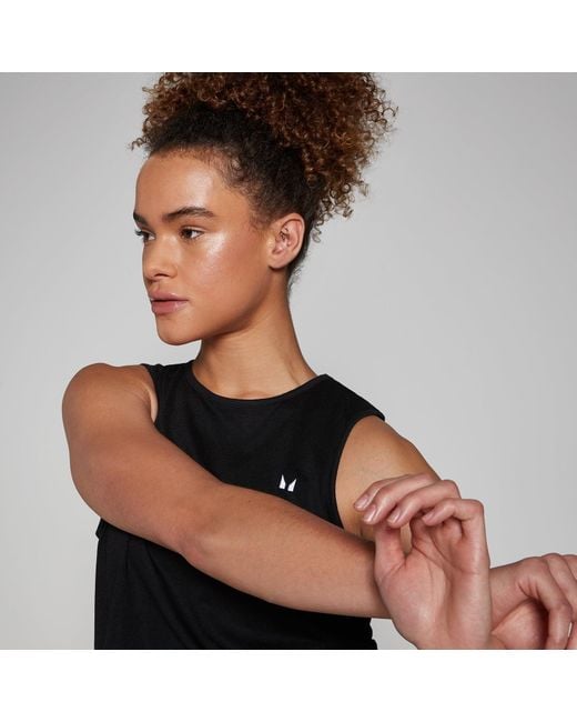 Mp Black Training Cropped Vest