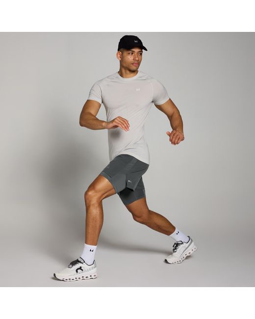 Pantalón Corto 2 En 1 Con Tiro De 13 Cm Velocity Para Hombre De Mp de hombre de color Blue