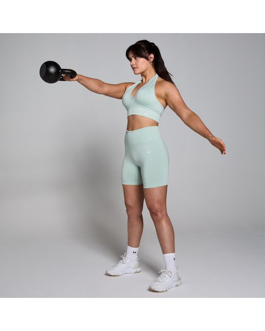 Mp Green Teo Seamless Halter Neck Bra