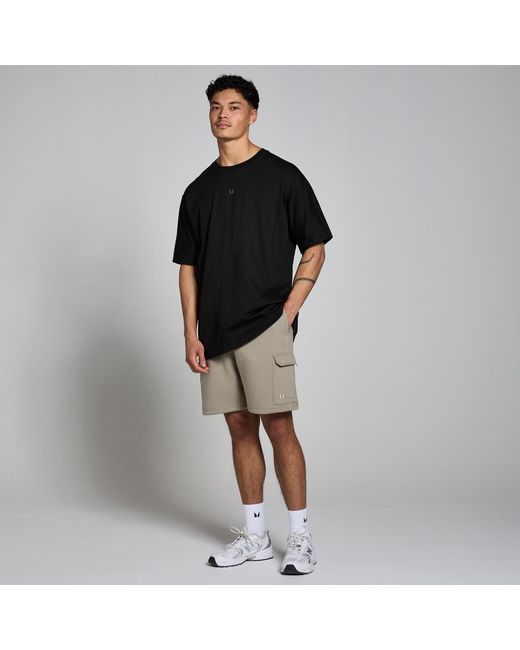 Mp Brown Cargo Sweatshorts for men