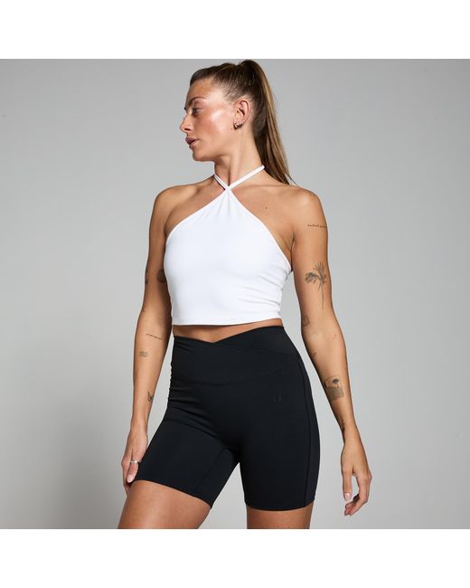 Mp White Teo Halter Neck Vest