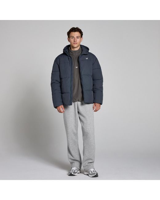 Mp Blue Short Puffer for men